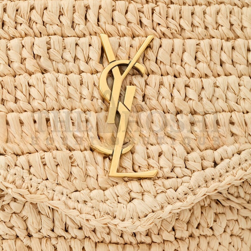 Y51 CASSANDRE LARGE ENVELOPE POUCH IN RAFFIA 786074GAAEX2080 (29.5*18*4.5cm) Master Quality